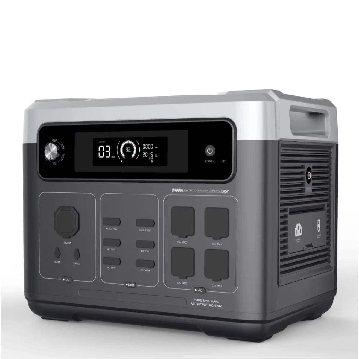 Solar Generator - P2001 PLUS 2400W Taşınabilir Güç İstasyonu