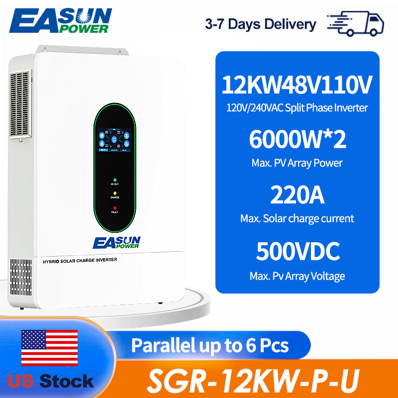 Charge Controller Solar - EASUN US 12KW 12000W Bölünmüş Fazlı
