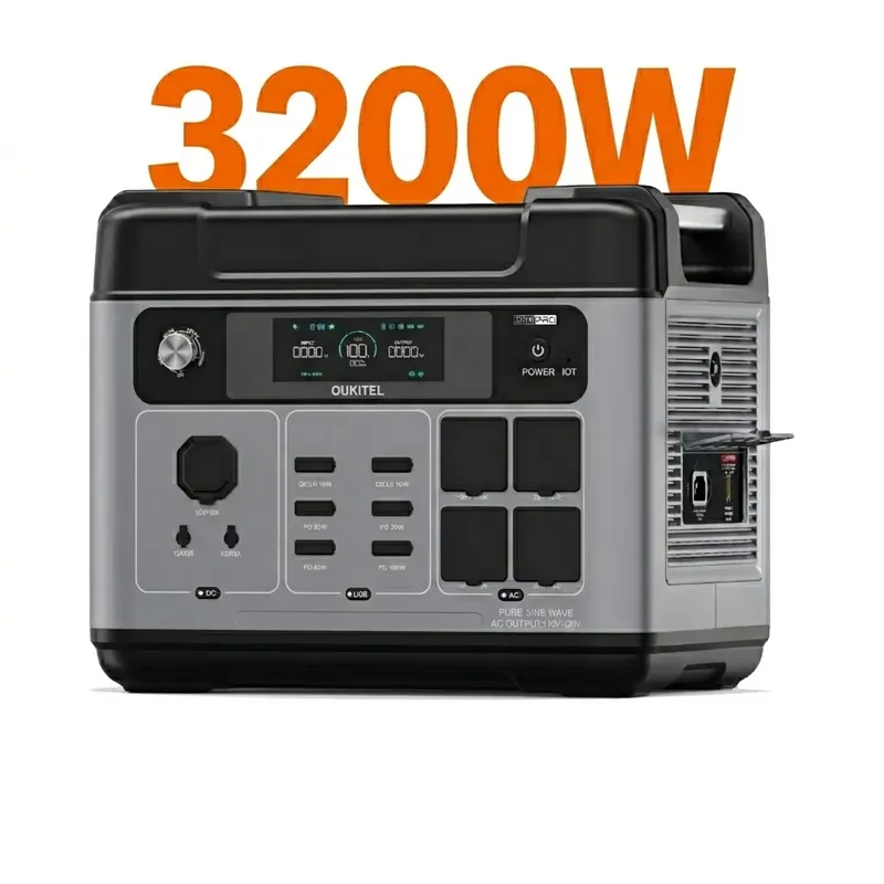Portable Power Station - 2026OUKITEL P2001 PLUS 2048Wh LiFePO4 Pil