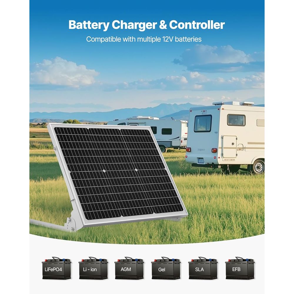 50W 12V Güneş Enerjili Akü Dol - Solar Panel incelemesi ve fiyatı