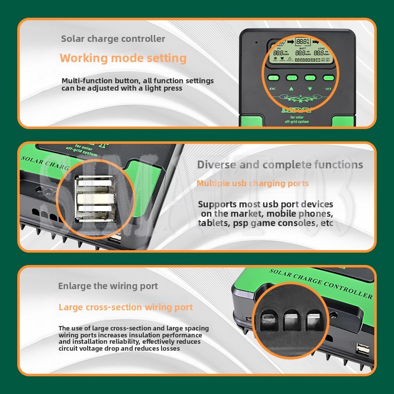 MPPT Güneş Enerjisi Şarj Regül - Charge Controller Solar incelemesi ve fiyatı