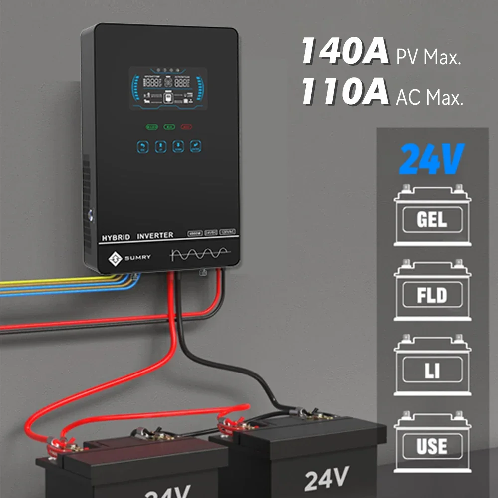 Sumry 4KW 120V Şebeke Dışı Sol - Charge Controller Solar incelemesi ve fiyatı
