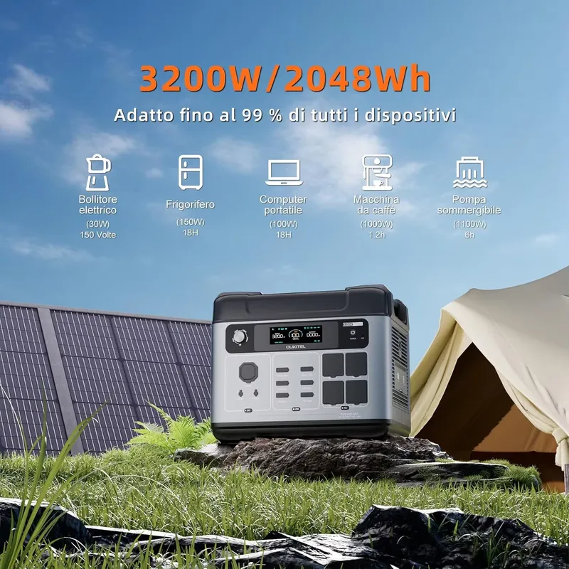 2026OUKITEL P2001 PLUS 2048Wh  - Portable Power Station incelemesi ve fiyatı